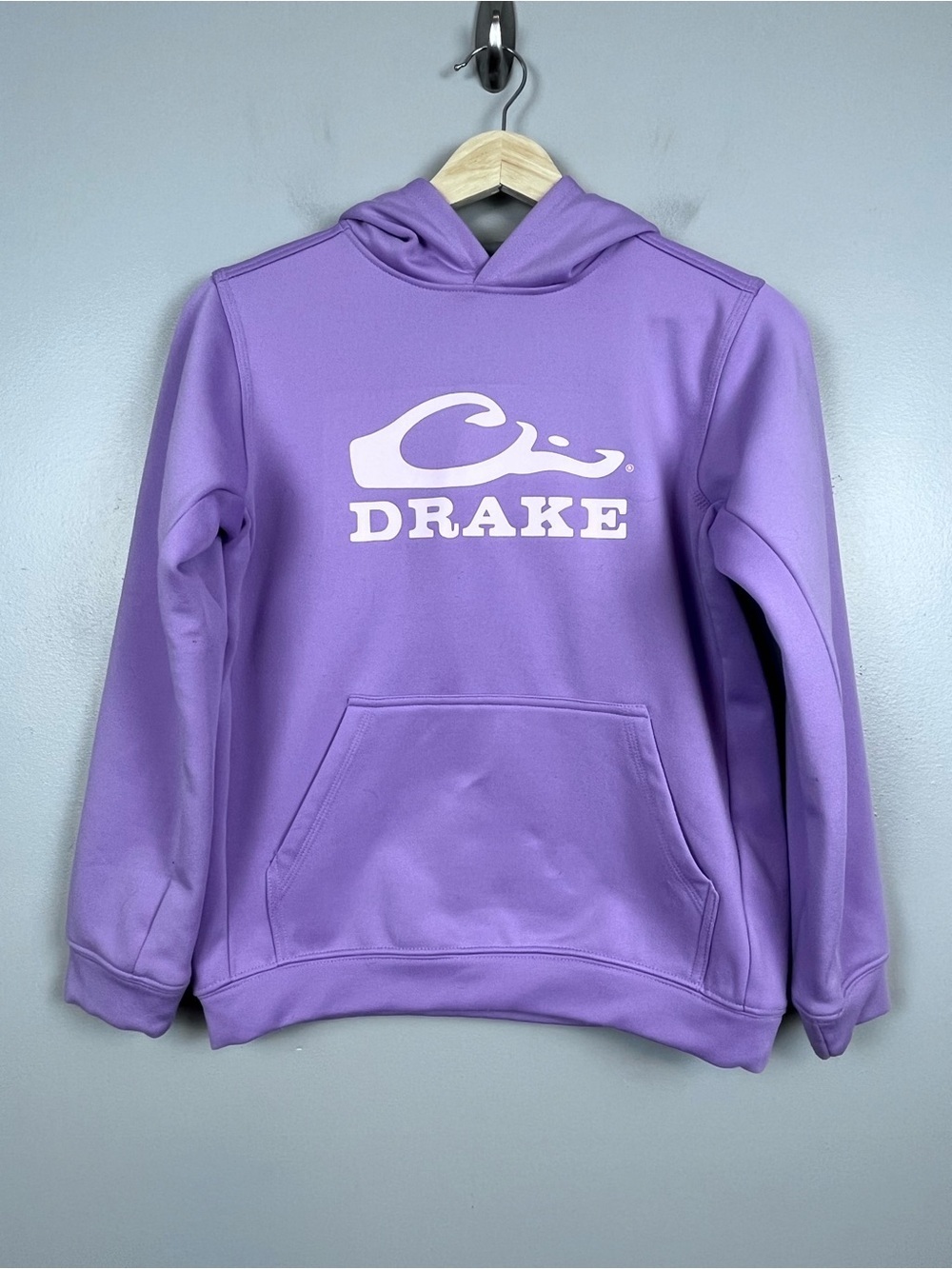 Drake Clothing Co Youth Girls Graphic Print Logo Pullover Hoodie Size M; Outdoor